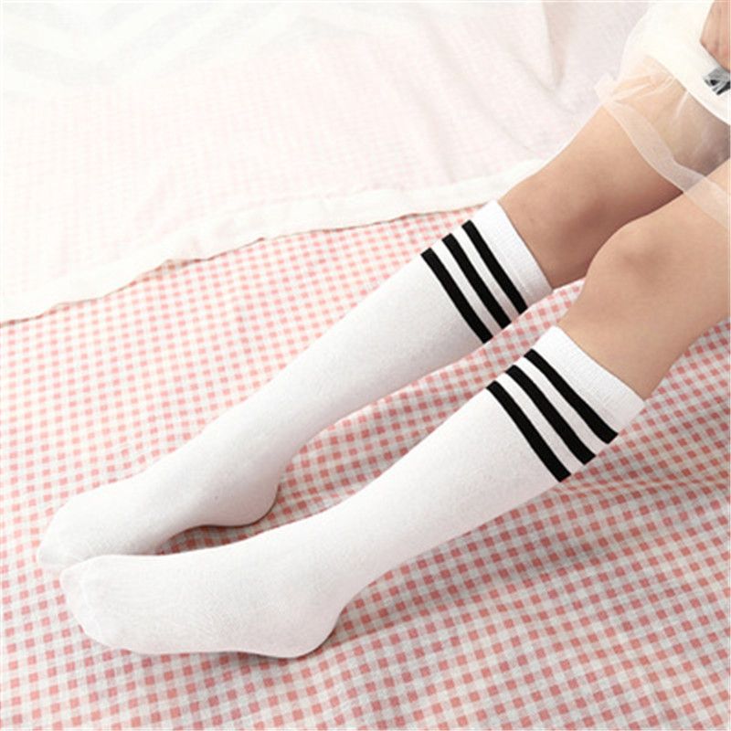 white knee high football socks