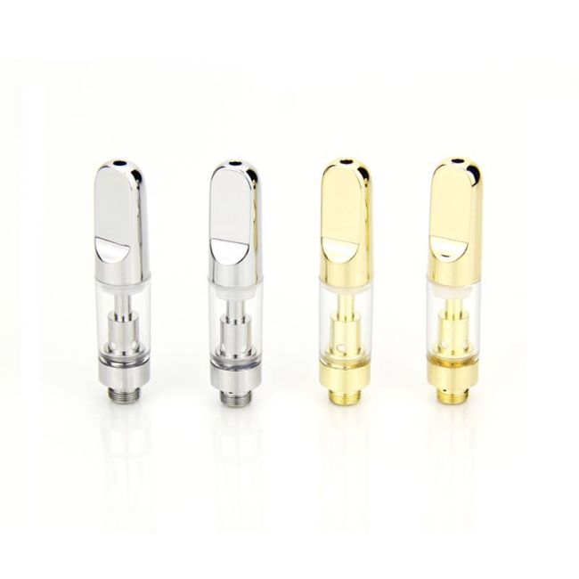 Golden Ceramic Coil Cartridge .5ml Ceramic Coil Vape Cartridge For