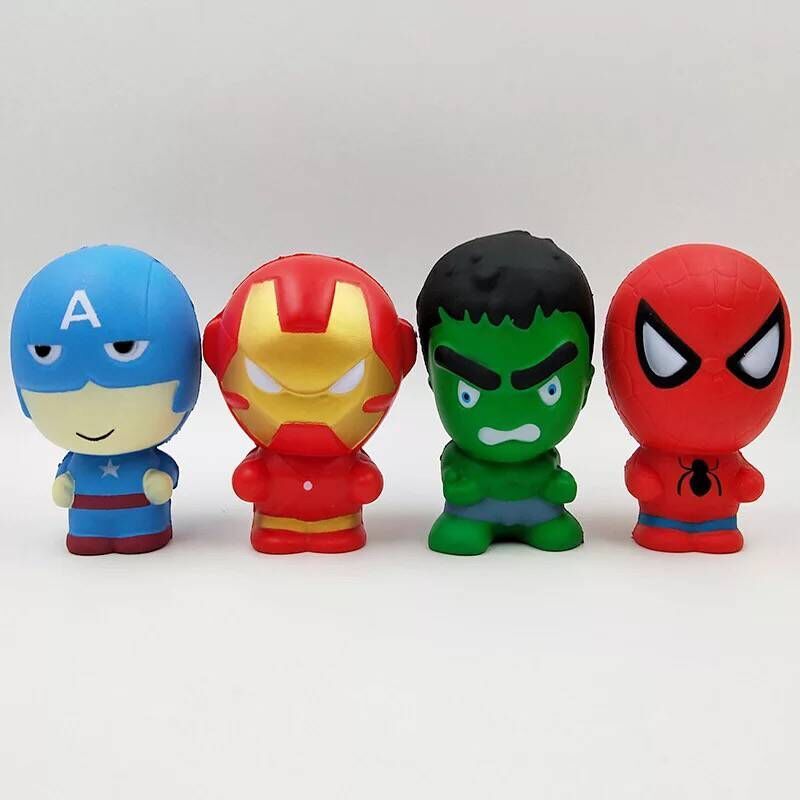 Satin Al Squishy Oyuncaklar Yavas Yukselen Avengers Demir Adam Kaptan Amerika Orumcek Adam Hulk Squeeze Oyuncak Squishies Stres Giderici Oyuncaklar Cocuklar Icin Oyuncaklar 2018 Tl31 4 Dhgate Comda