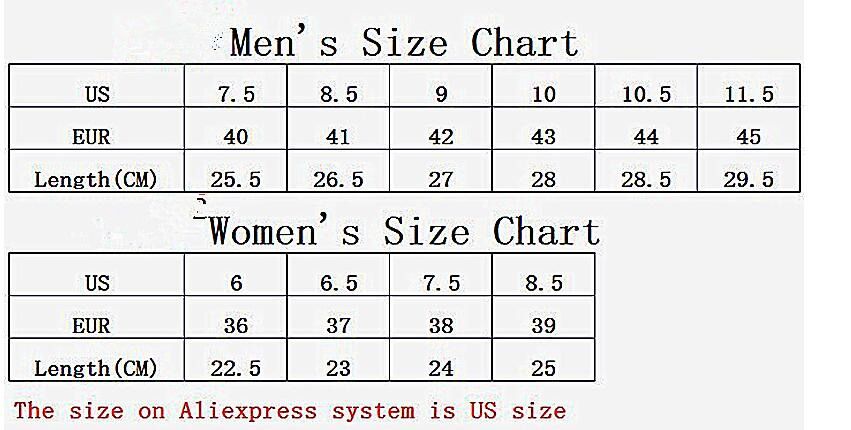 Skechers Shoe Size Chart