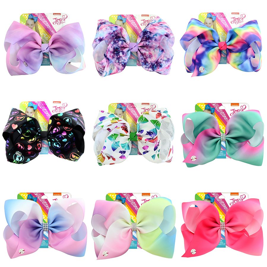 Rainbow Jojo Bows 135 Styles For Girls Siwa Style Hair Bows Christmas Jojo Bow Hair Accessories Jojo Birthday Bow Cute Hair Wear Clips From Wyatt Ma 2 72 Dhgate Com