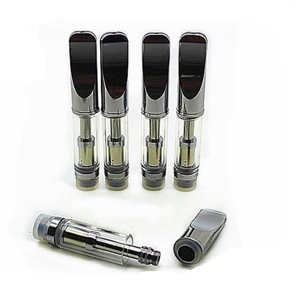 Best 92A3 Vape Pen Cartridges Thick Oil Vaporizer .5ml 1ml Glass Vape Carts 510 Thread Dual Coil