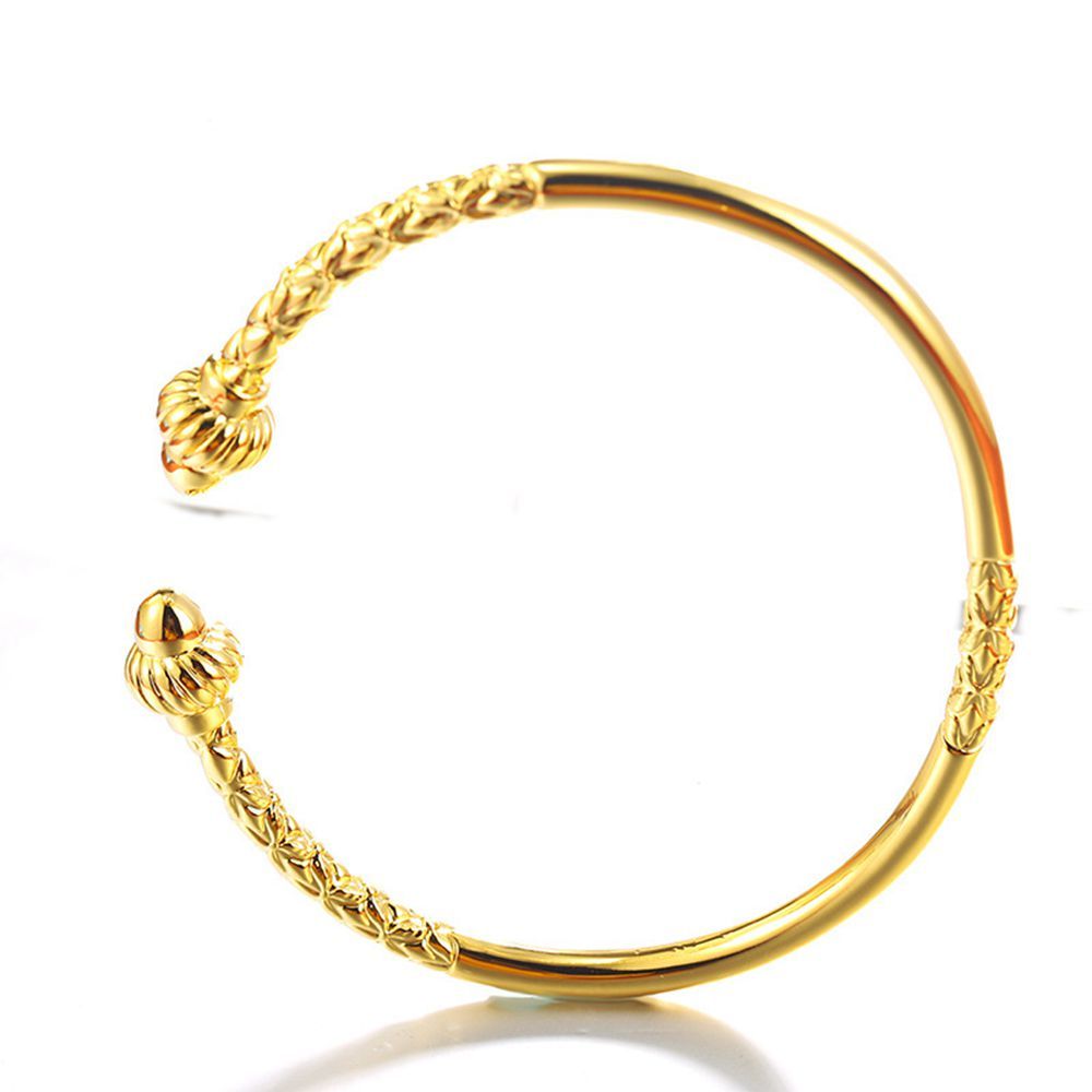 Women/'s Bracelet Open Bangle 18k Yellow Gold Filled 65mm Fashion Jewelry Gift