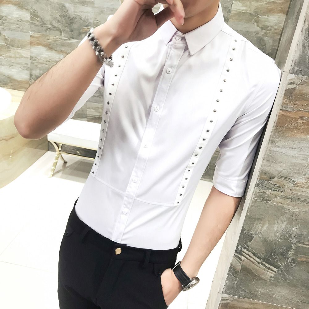 casual tuxedo shirt