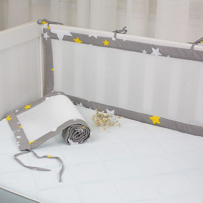 2020 Breathable Summer Baby Bedding Bumper Collision Half Around