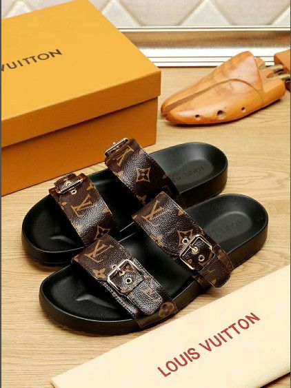 louis vuitton sandals bom dia mule