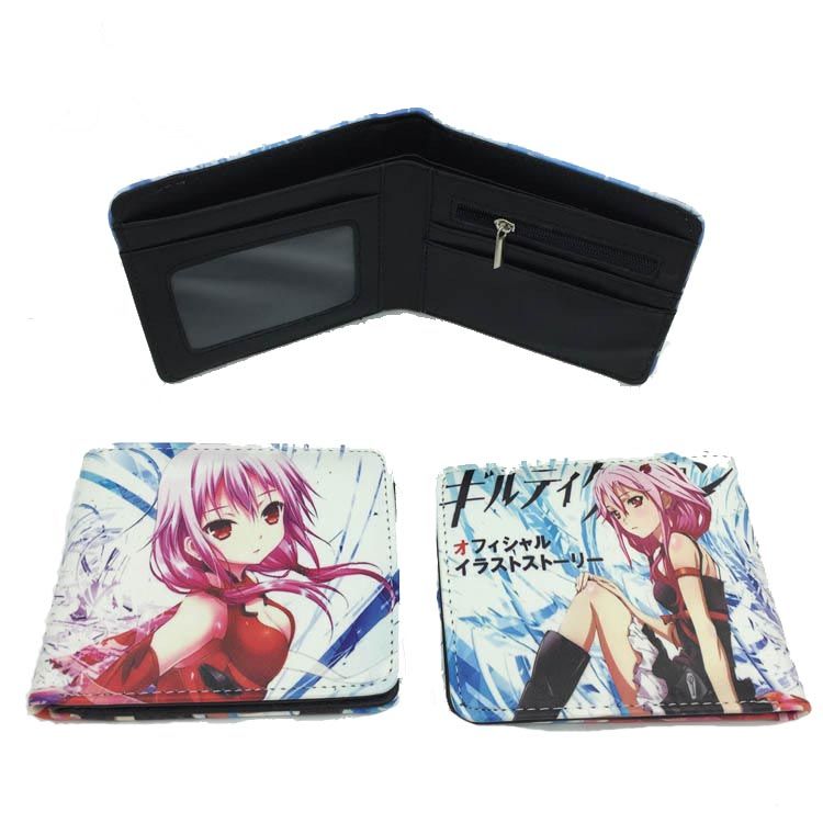 Hot Anime GUILTY CROWN Cosplay PU Leather long Purse Wallet