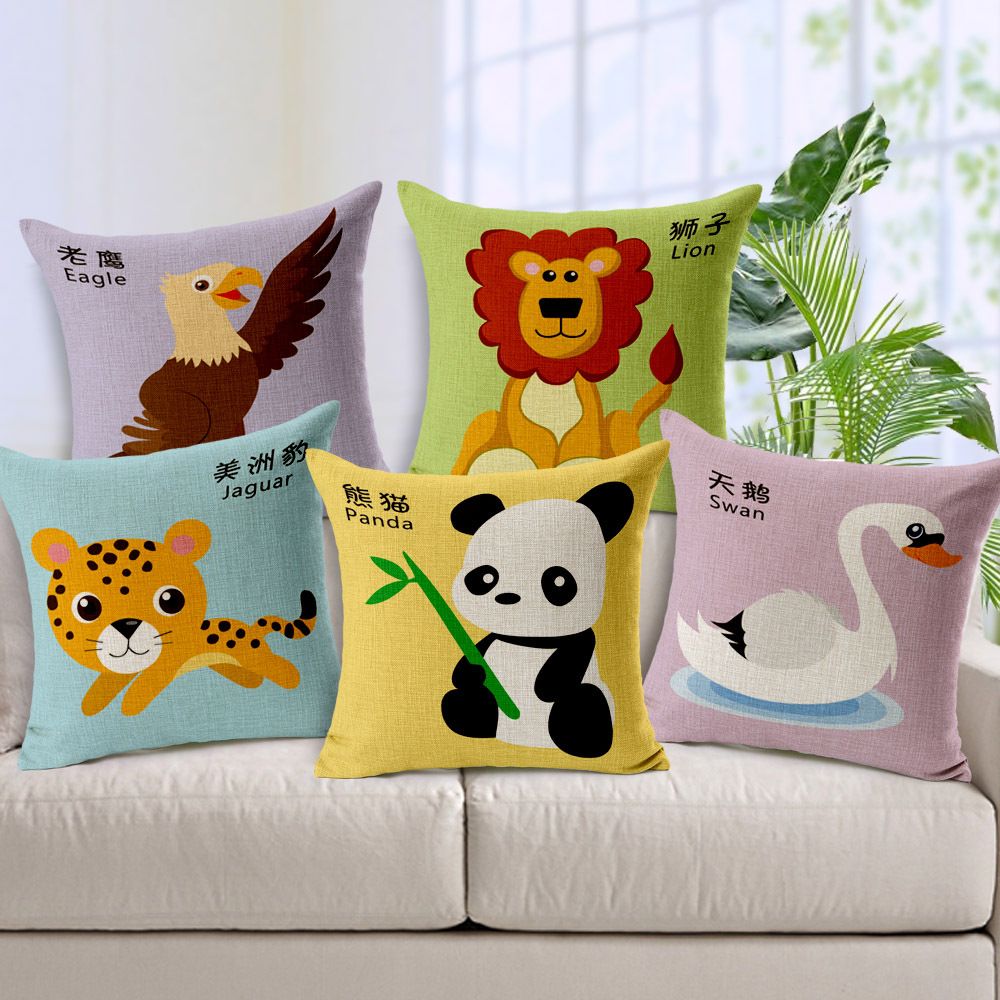 painted pillow covers