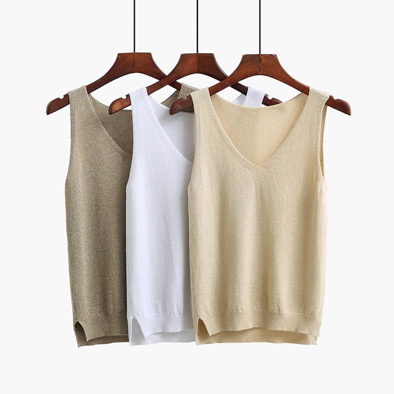 knitted vest top womens