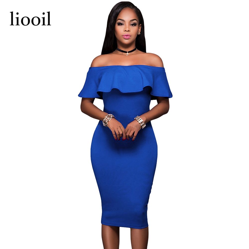 vestido shoulder 2018