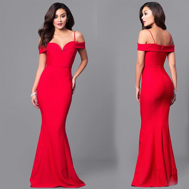 bodycon maxi evening dress