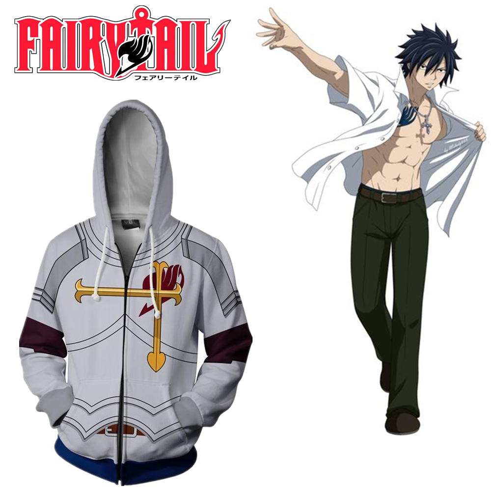 gray fullbuster hoodie