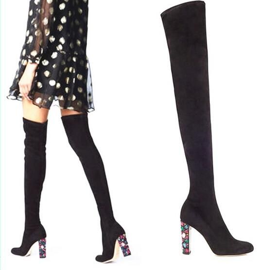 botas largas con tacon