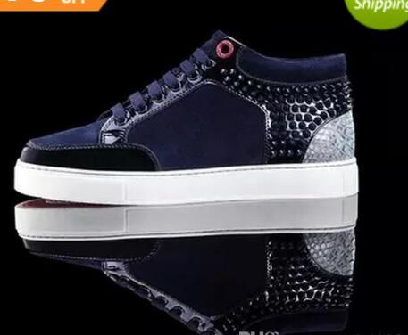 HOT Fashion Middle Top Royaums Brand Mens Sneakers Red Bottom Women Casual  Shoes Multicolor Leather Decorative Rivet Spikes Ankle Flats From  Highheels2, $54.93 | DHgate.Com