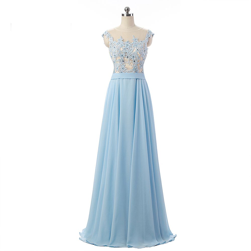 ladies baby blue dress