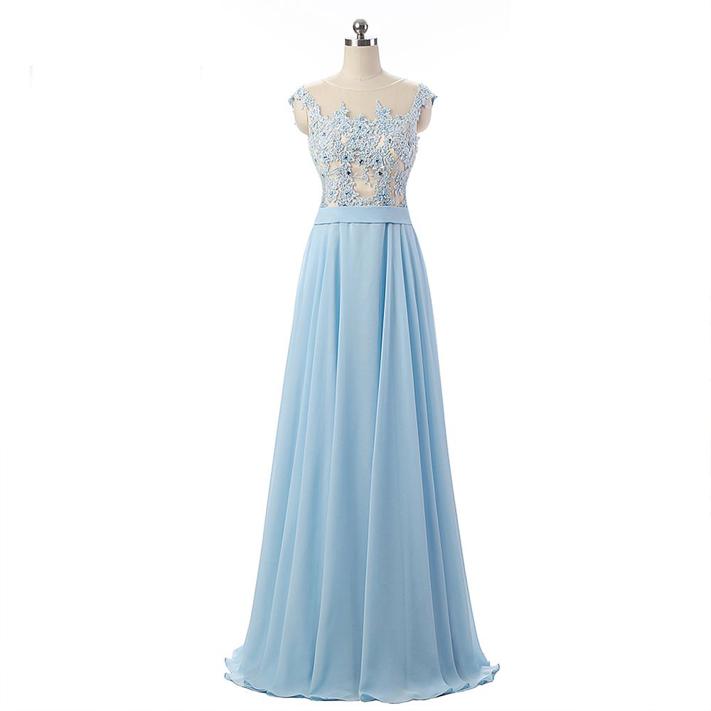 ladies baby blue dress