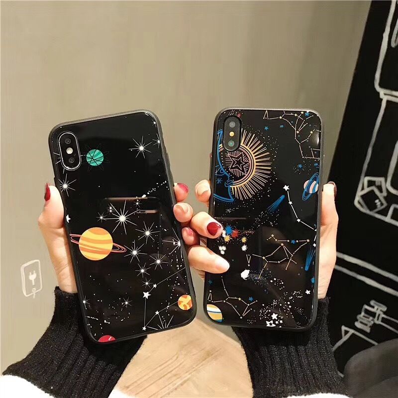 coque iphone xr galaxie espace