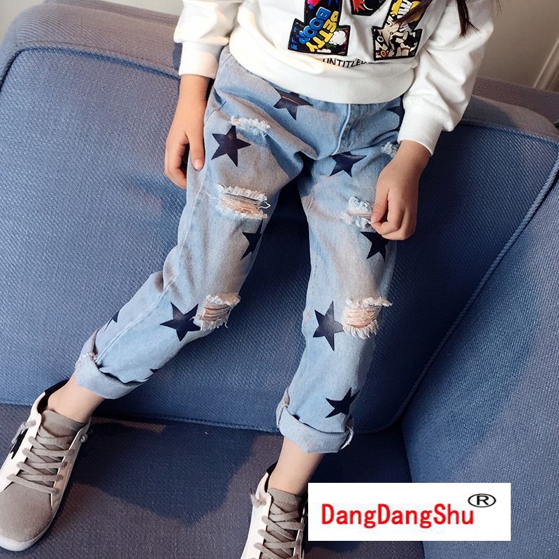 Acquistare Alta Qualità Abbigliamento Bambini Stelle Jeans Ragazza Bambina  Pantaloni Primavera / Autunno Jeans Bambini 5 7 8 10 12 14 Anni Economico |  Consegna Veloce E Qualità | DHgate Italy