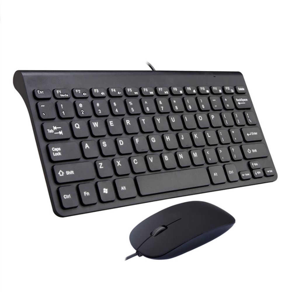 Combo Mouse Tastiera + Tasto FN Tastiera Ultra-Sottile Chiave Kit Tastiera e Mouse Wireless 2.4G 78 per Laptop Windows