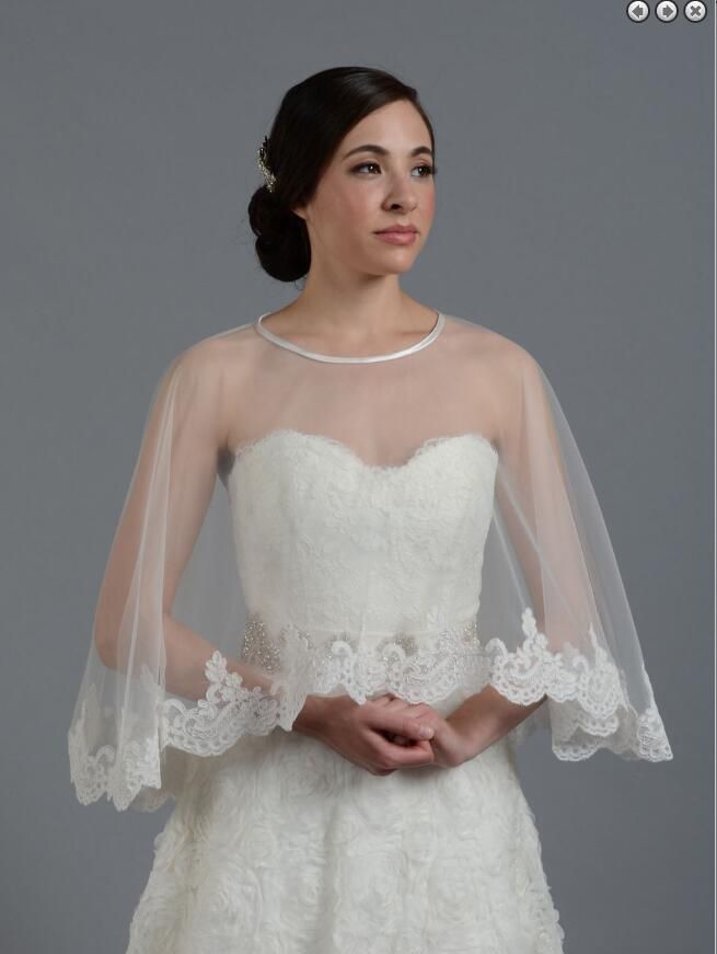 Lace tulle wedding wrap Clearance