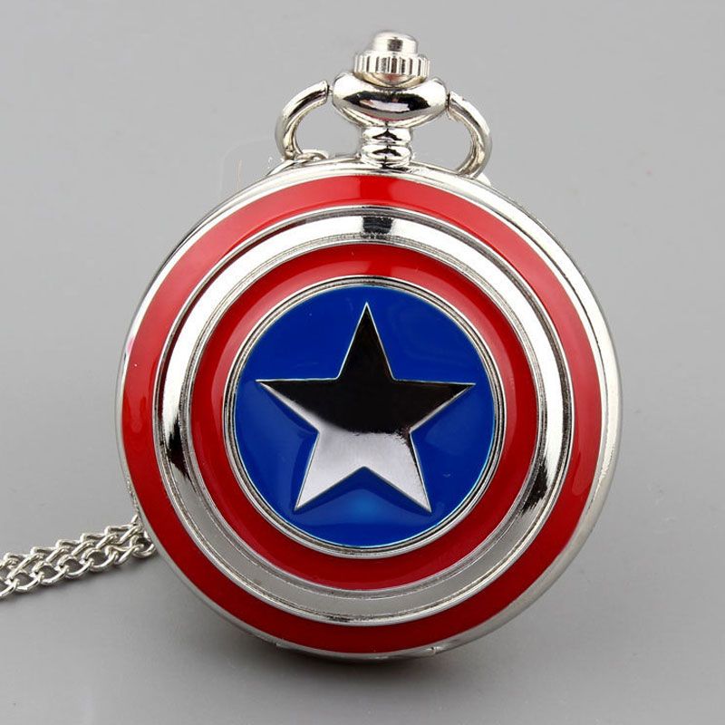 Collar Escudo Capitan America Vintage Tureloj Collar Escudo Capitan America Vintage Tureloj