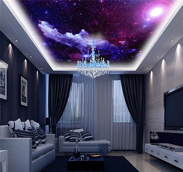 Purple Galaxy Wallpaper Mural Photo Giant Wall Decor Paper Poster