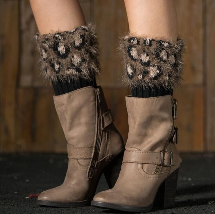 Pairs Of Women's Winter Boot Socks Options Pairs Womens Faux Fur Trim