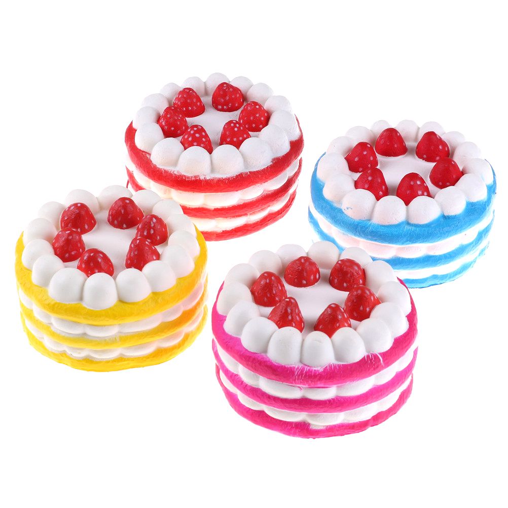 squishy strawberry cake