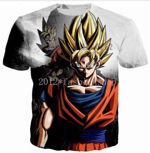 camisas de dragon ball para parejas