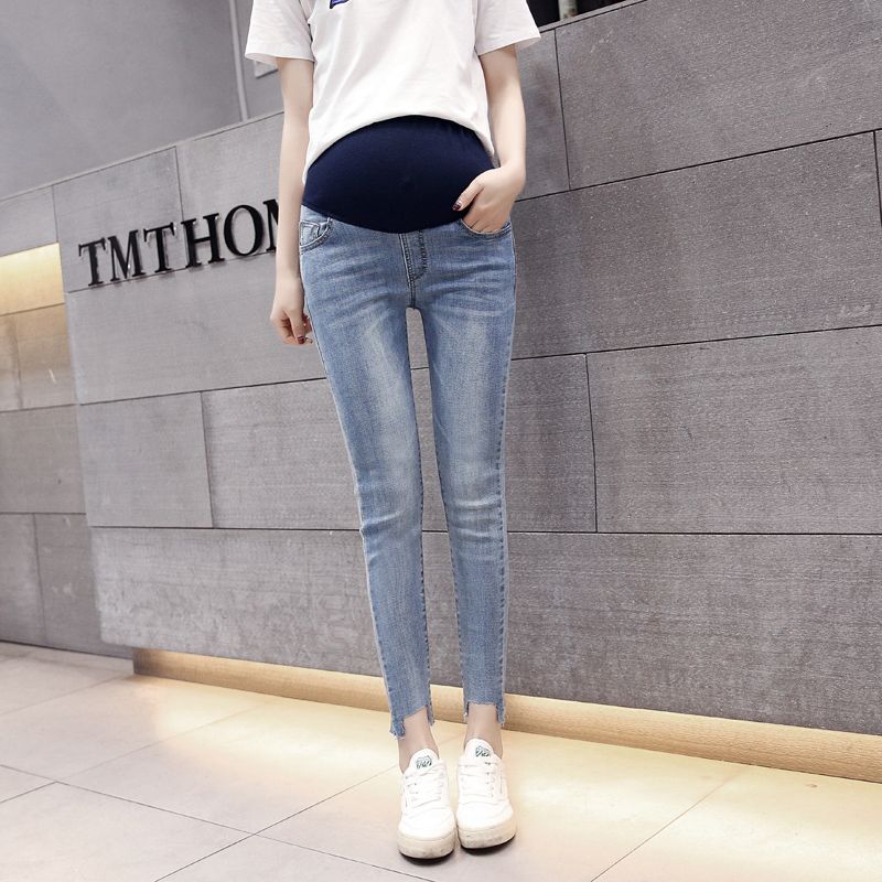 Compra 9/10 Longitud Pantalones Vaqueros De Maternidad Wahed Denim Pantalones  Ajustados Para Mujeres Embarazadas Primavera Verano Moda Embarazo Barato |  Entrega Rápida Y Calidad | Es.Dhgate
