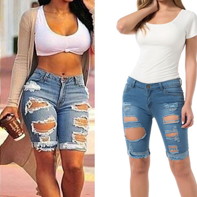 half shorts half jeans