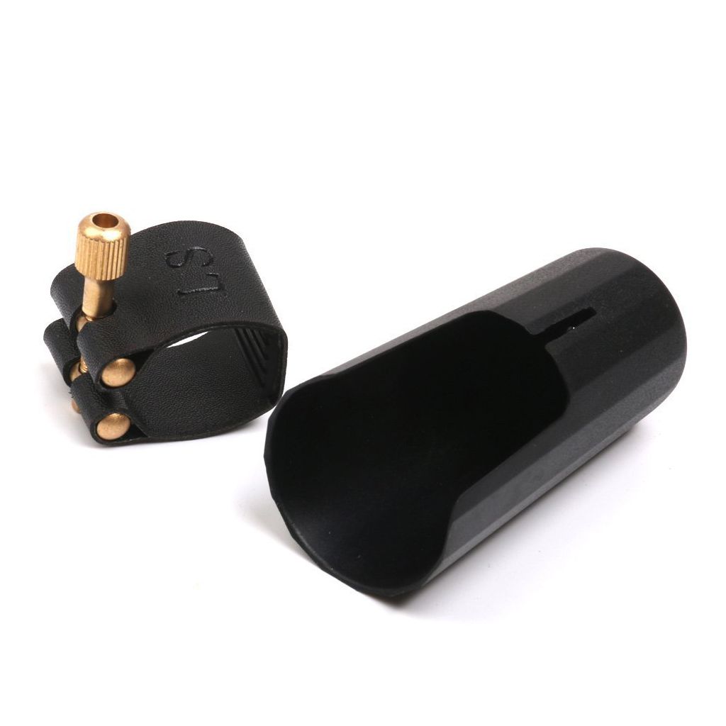 2020 Of Plastic Clarinet Mouthpiece Cover With Pu Leaf Screw Black From