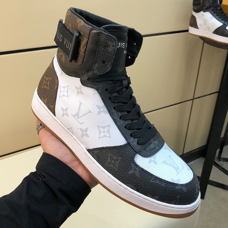 mens designer high top sneakers