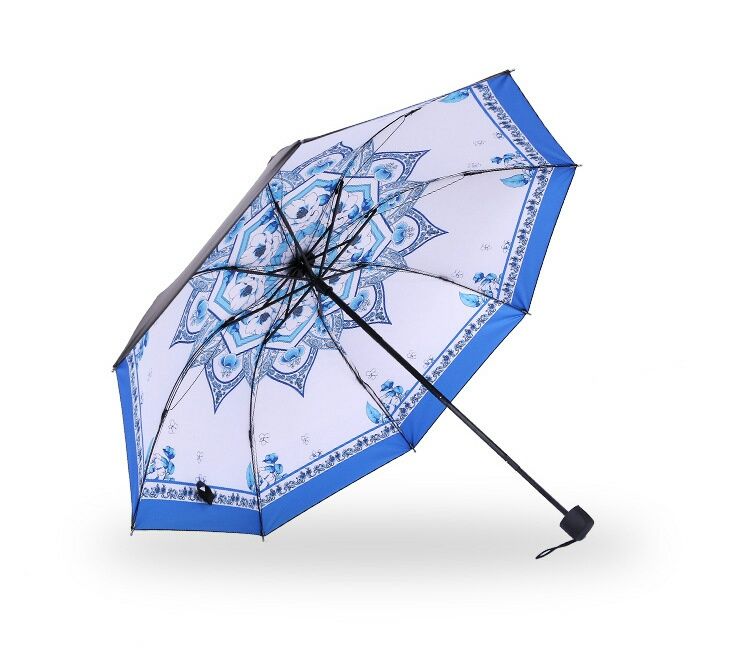 2020 Hot Sale Small Black Umbrella Sun Protection Anti Ultraviolet 3