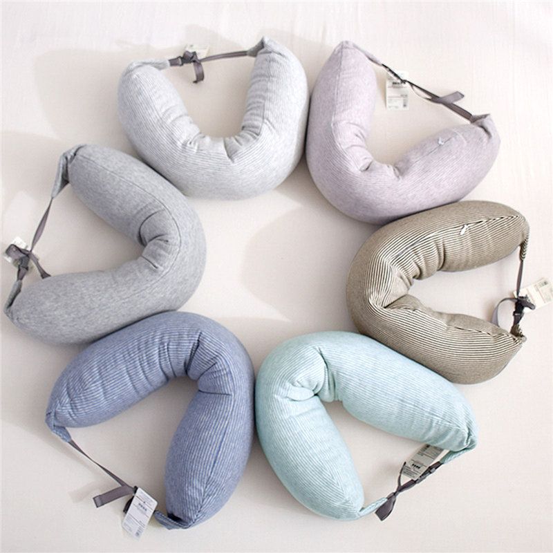 cotton travel neck pillow