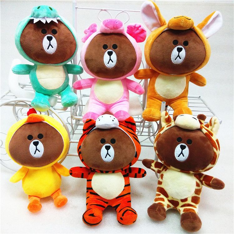 line bear plush