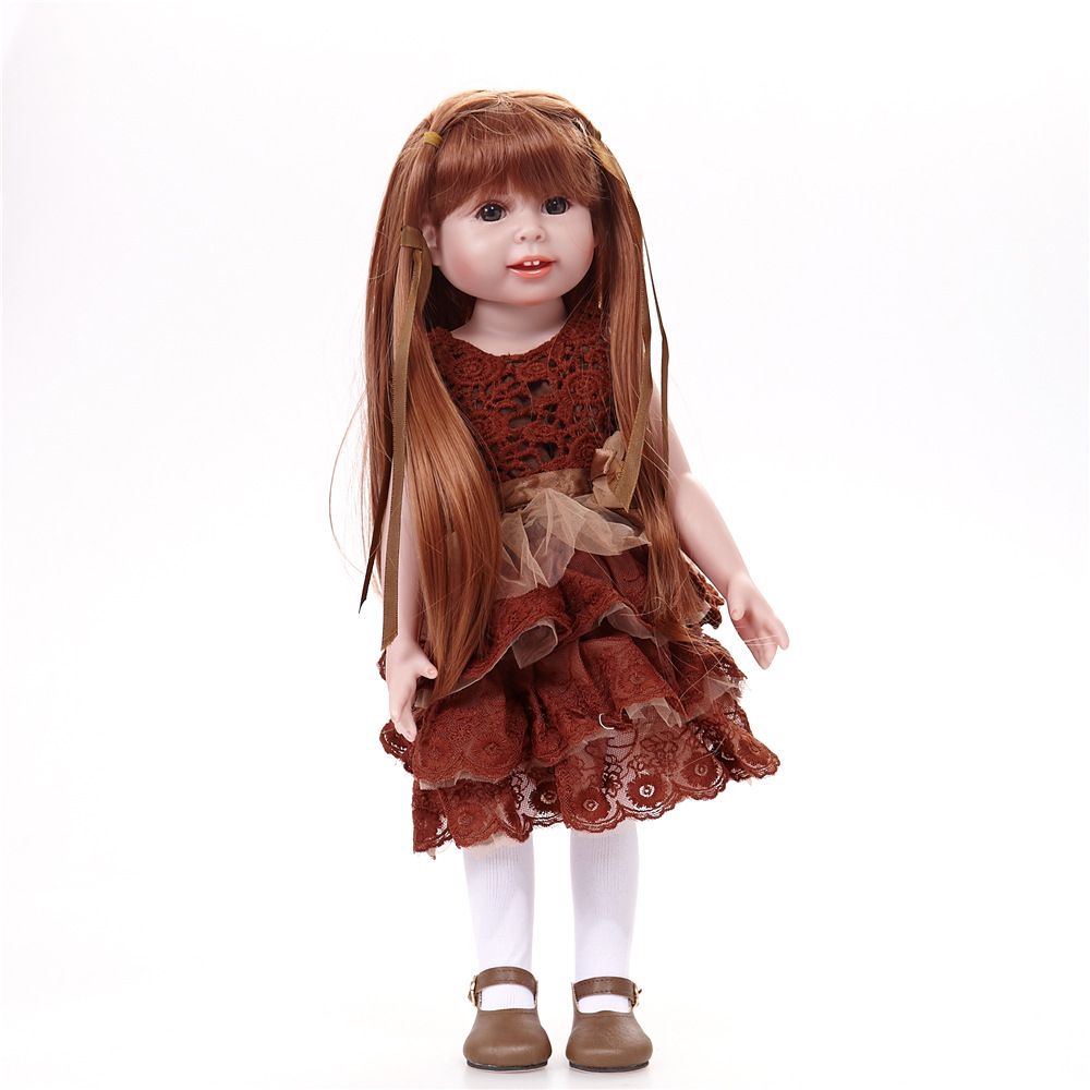 small dolls with long hair