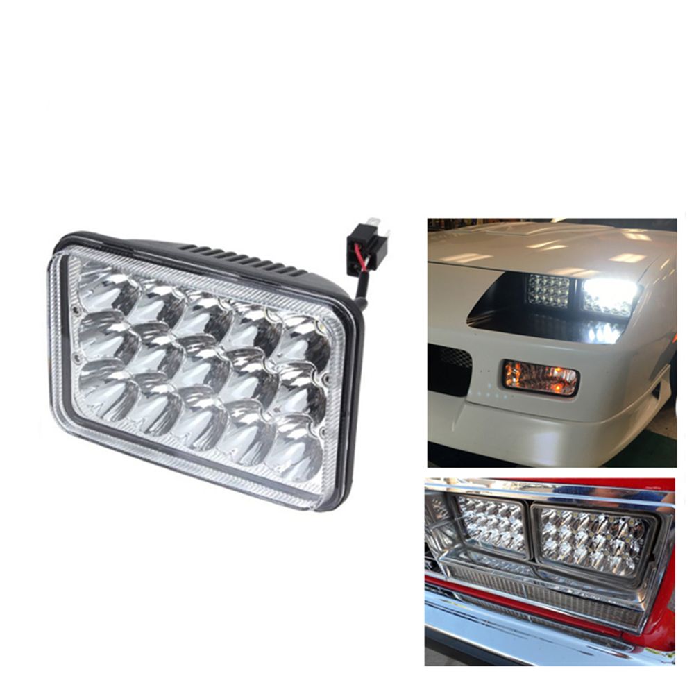compre ecahayaku 7 pulgadas 45 w de luz alta luz de cruce en un faro de luces led para camiones utilizado para camiones kenworth luz de trabajo semi