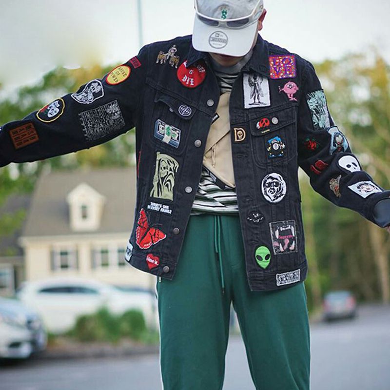 supreme patch jacket