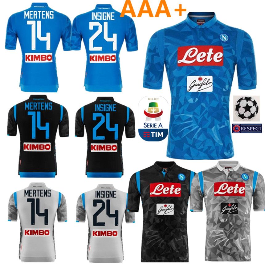 Acquistare 2019 Maglia Napoli Home Napoli 18/19 Maglia Napoli Seconda  Trasferta 2018 Personalizzata Maglia # 14 MERTENS # 17 HAMSIK N. 24 3ª  Divisa Calcio INSIGNE Economico | Consegna Veloce E Qualità | DHgate Italy
