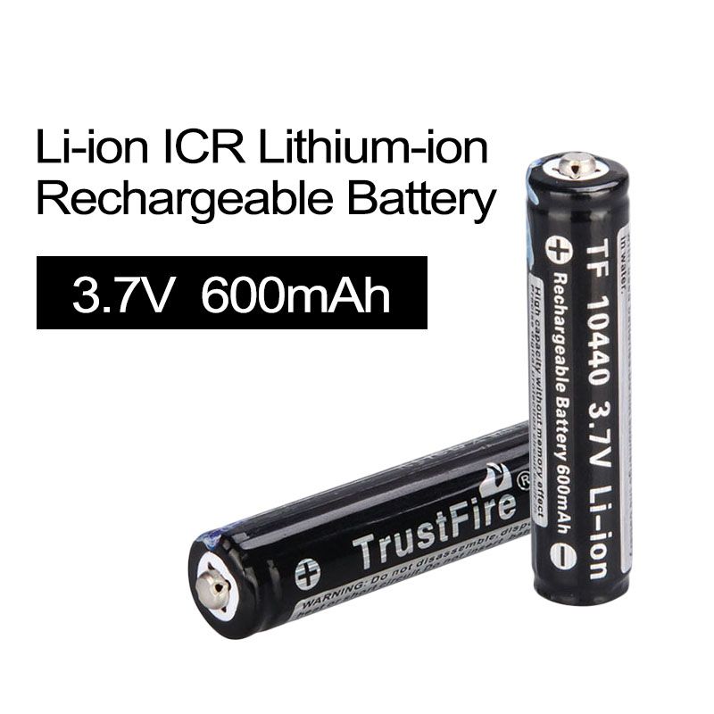 Trustfire 3 7v 600mah 10440 Li Ion Rechargeable Battery With Protected Pcb For Led Flashlights Headlamps Lef 80l Battery Bank Battery Booster From Hgseo 7 29 Dhgate Com