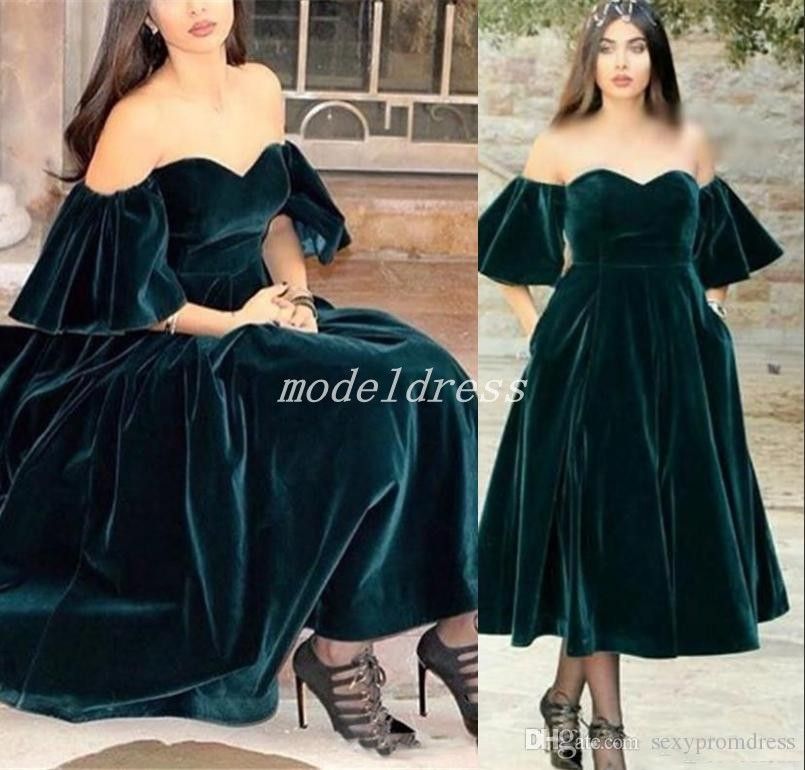 velvet prom dresses 2018