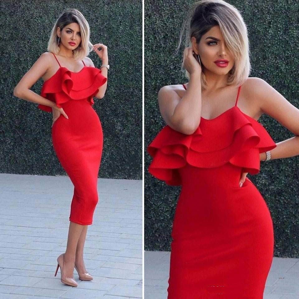 classy red cocktail dresses