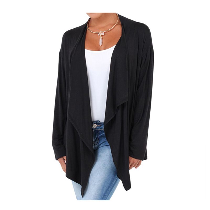 otoño ropa barata mujer Tops de moda de manga larga chaqueta de punto