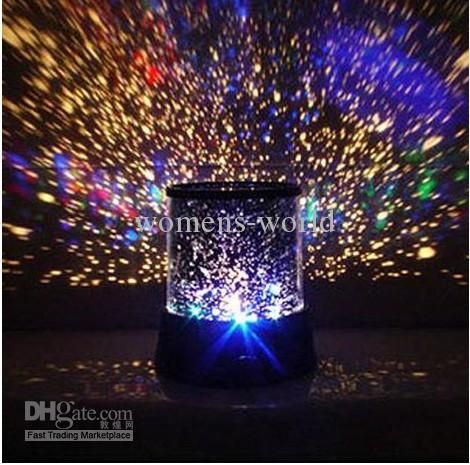 Satin Al Yeni Stil Renkli Evren Lazer Led Projektor Star Projeksiyon Lambasi Led Gece Isik Fener Yildiz Tl25 02 Dhgate Comda