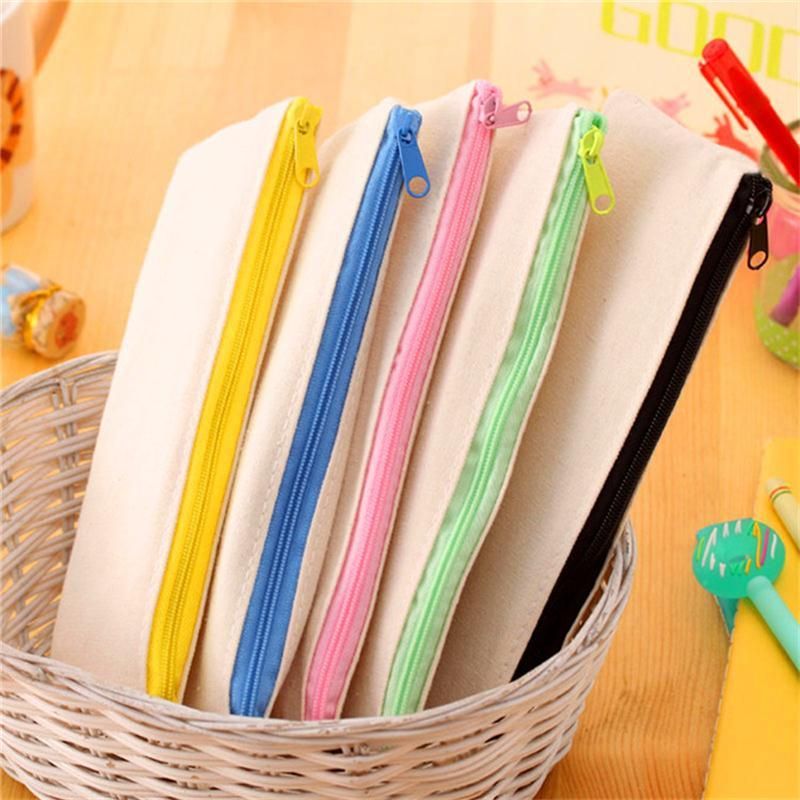 Blank canvas sales pencil case