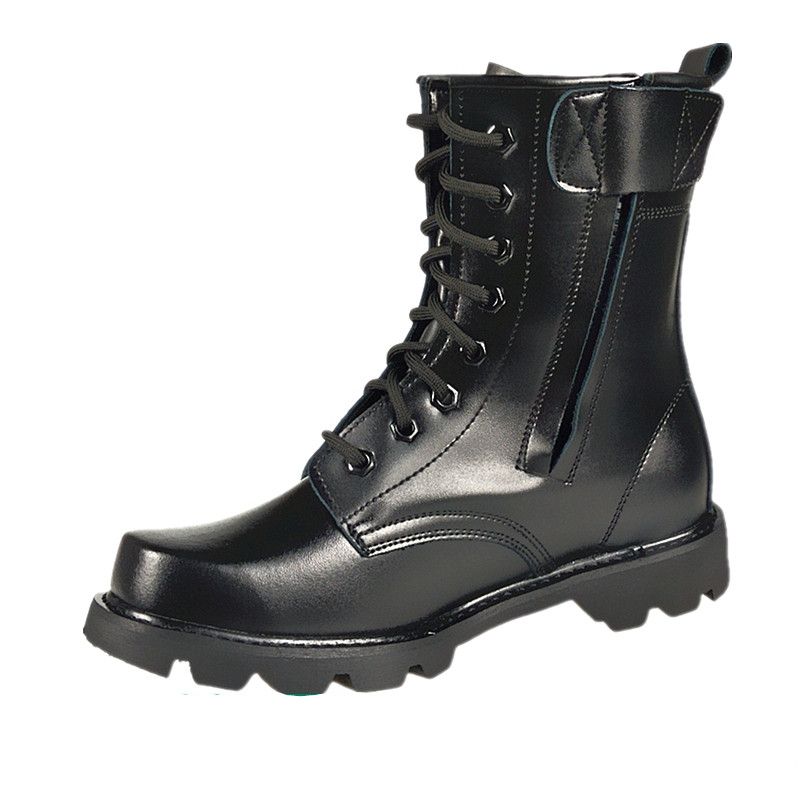 para hombre de cuero negro botas de montaje de ancho Lightyear Reino Unido 8 Botas de seguridad Zapatos de trabajo 
