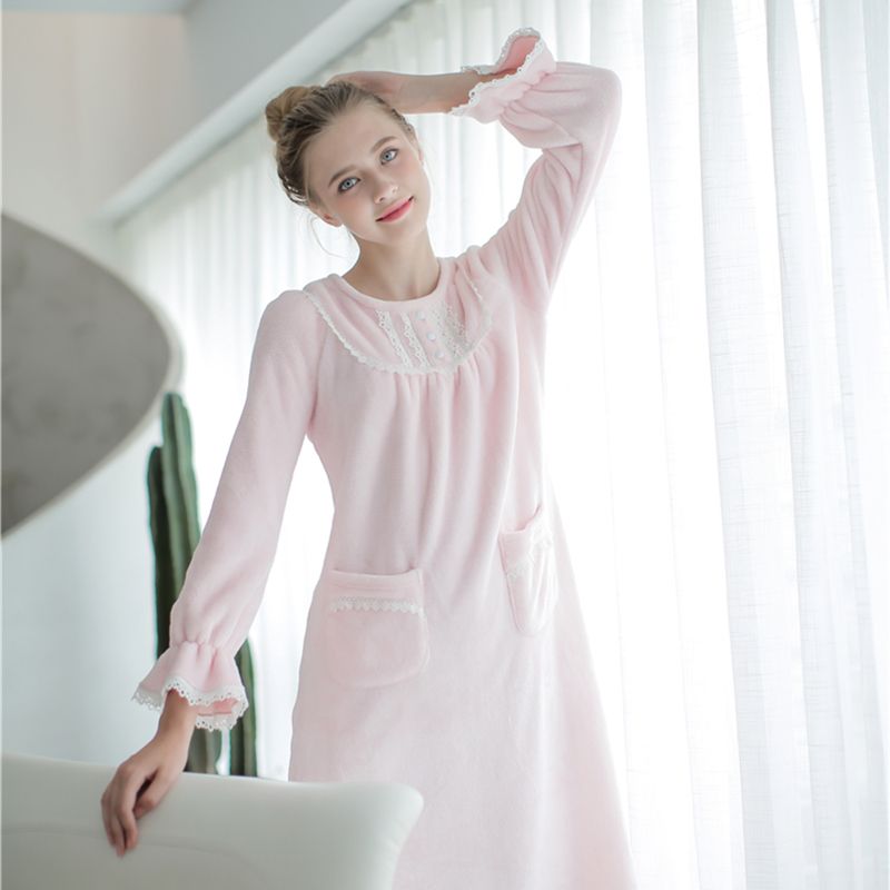 winter nightgown for ladies