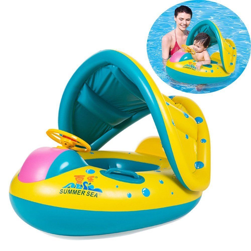 swim school self inflating baby boat