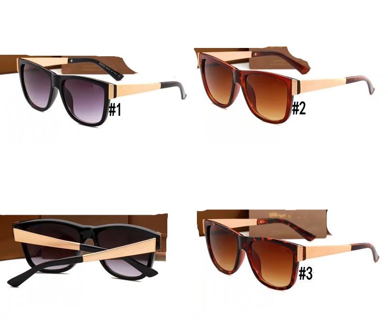 2018 Nuevos hombres mujeres Gafas de sol marca mujer marco de aleación gafas de sol de espejo de color para las mujeres gafas de lente clara señora gafas 3718 Calidad A +++